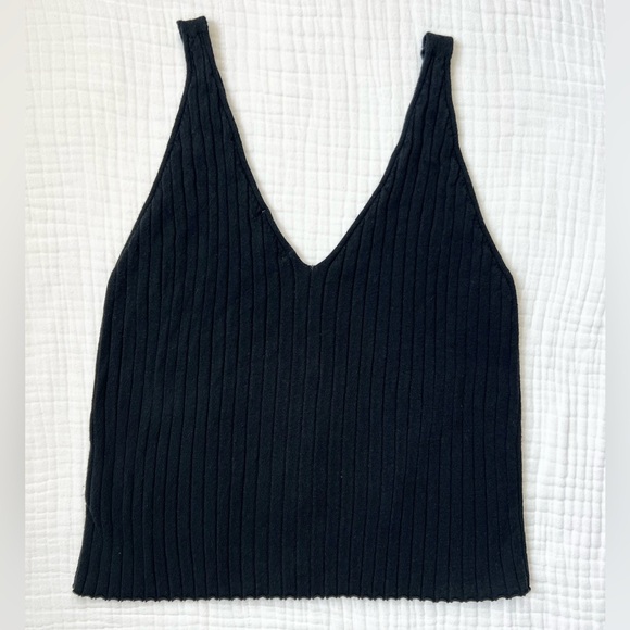 BP. black ribbed 100% cotton tank top -Size XL -Ribbed and 100% cotton! - Picture 2 of 9